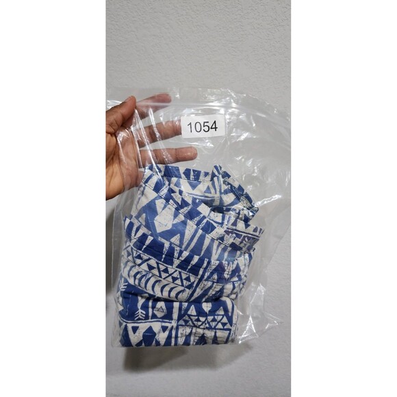 Patagonia Mens Geometric Swim Suit Trunks Drawstring Abstract Blue Hawaiian M - Picture 12 of 12